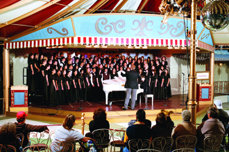 Choir Performance at Plaza Gardens